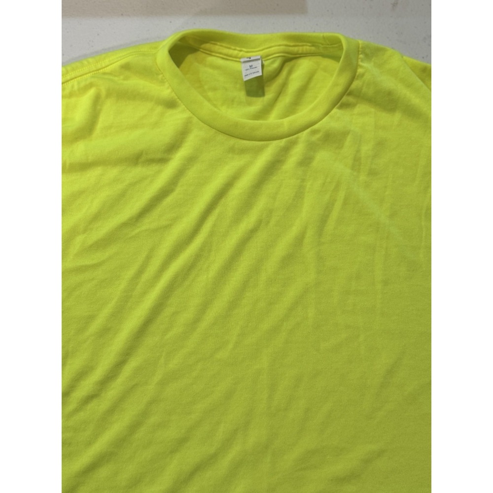 Pack of 2 Jerzees Adult Tee - Neon Yellow - Size M